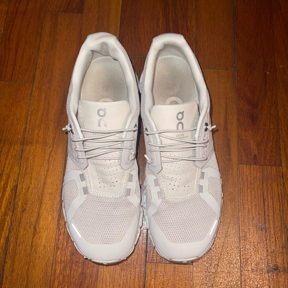 On cloud shoes